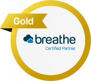 BreatheHR Gold partnership badge